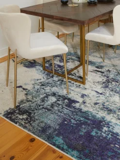 Alfombra de pelo corto de diseño Celestial