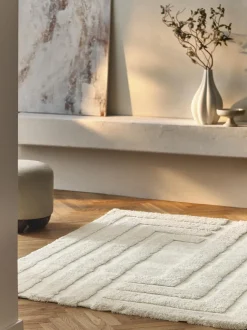 Alfombra de pelo largo texturizada Genève