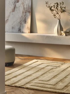 Alfombra de pelo largo texturizada Genève