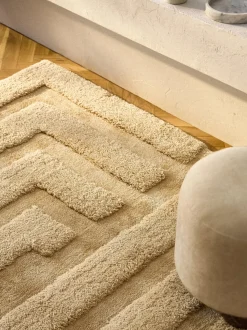 Alfombra de pelo largo texturizada Genève