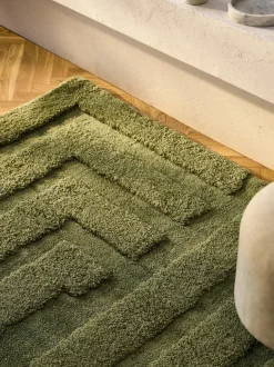 Alfombra de pelo largo texturizada Genève