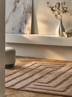 Alfombra de pelo largo texturizada Genève