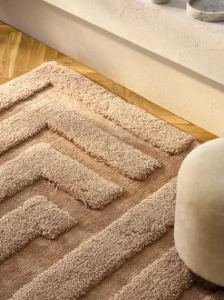 Alfombra de pelo largo texturizada Genève