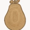 Alfombra de yute artesanal Pear