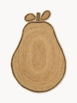 Alfombra de yute artesanal Pear