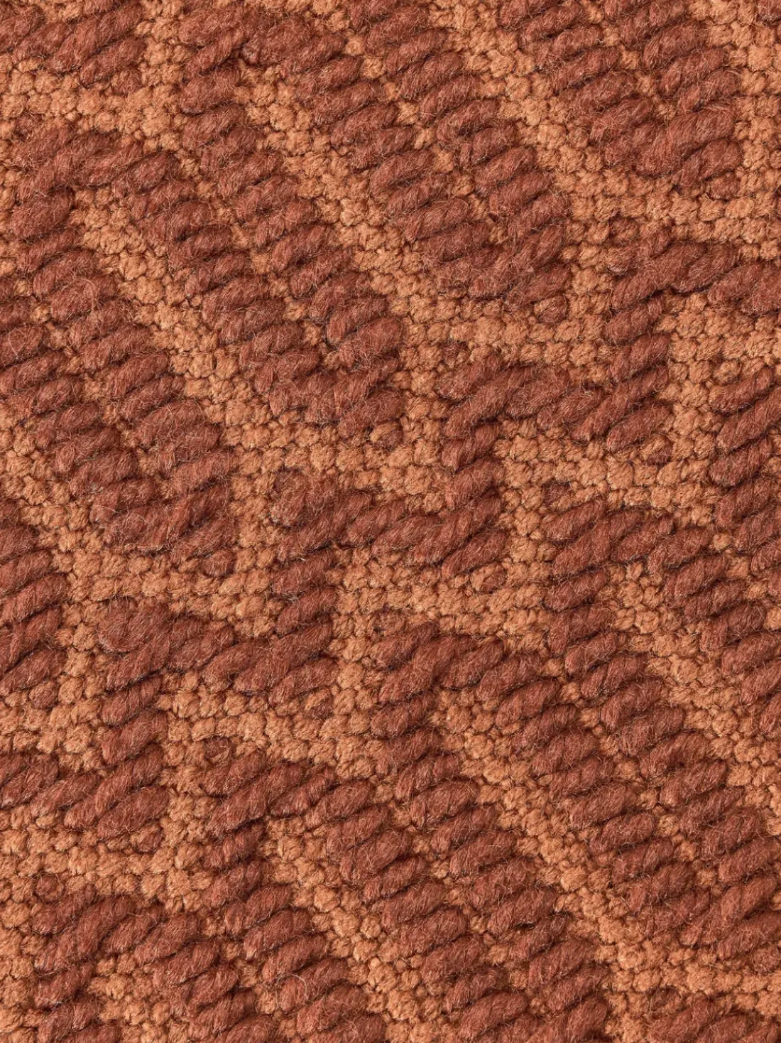 Alfombra exterior artesanal con estampado geométrico Rune