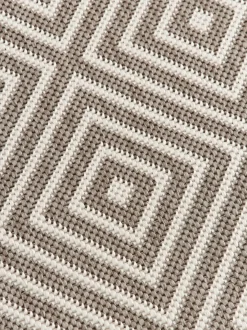Alfombra exterior reversible en rombos Reddy