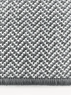 Alfombra exterior reversible en zigzag Cort