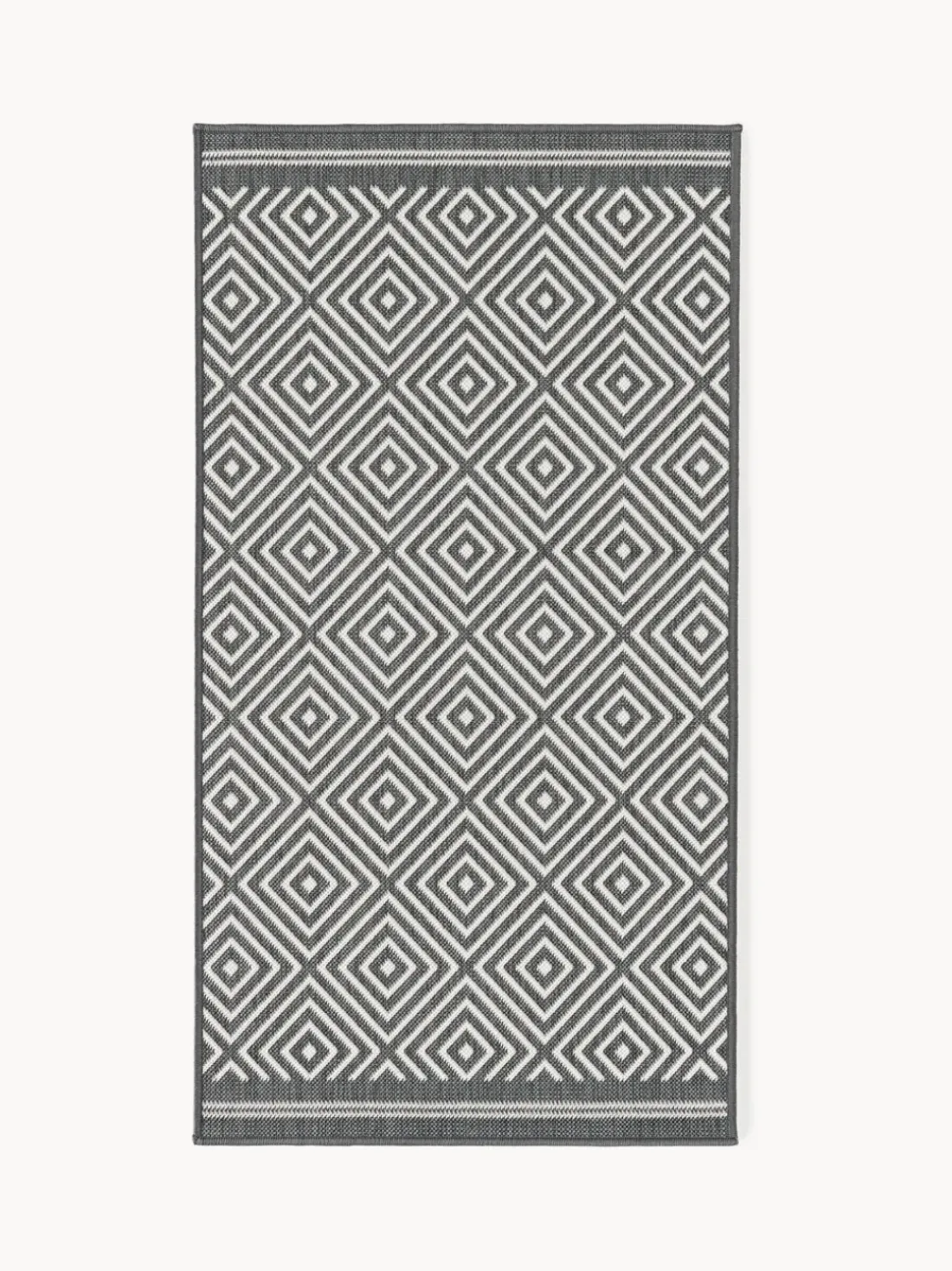 Alfombra exterior reversible en rombos Reddy