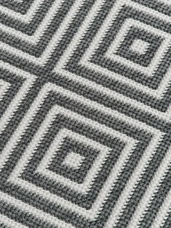 Alfombra exterior reversible en rombos Reddy