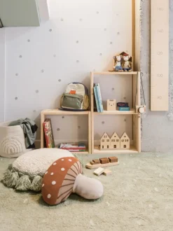 Alfombra infantil artesanal Woods, lavable