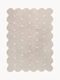 Alfombra infantil artesanal Biscuit, lavable