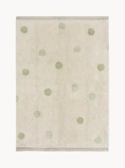 Alfombra infantil artesanal Hippy Dots, lavable