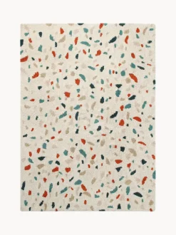 Alfombra infantil artesanal Terrazzo, lavable