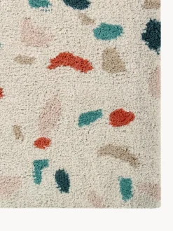 Alfombra infantil artesanal Terrazzo, lavable
