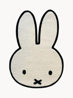 Alfombra infantil artesanal con forma de conejito Miffy