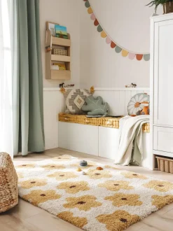 Alfombra infantil con estampado floral Gobi