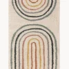 Alfombra infantil con motivo arco iris Gobi