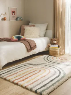 Alfombra infantil con motivo arco iris Gobi