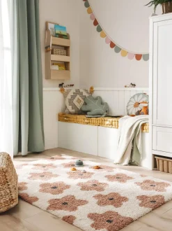Alfombra infantil con motivos florales Gobi