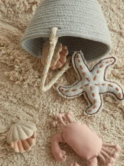 Alfombra infantil redonda lavable Island