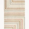 Alfombra kilim artesanal con flecos Calais