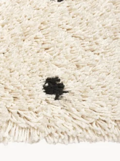 Alfombra mullida artesanal de pelo largo Ayana