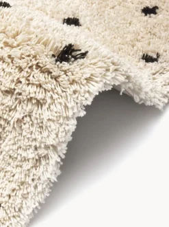 Alfombra mullida artesanal de pelo largo Ayana