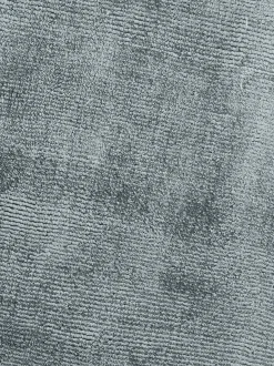 Alfombra redonda artesanal de viscosa Jane