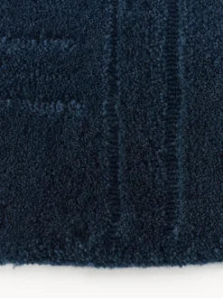 Alfombra redonda artesanal de lana Mason