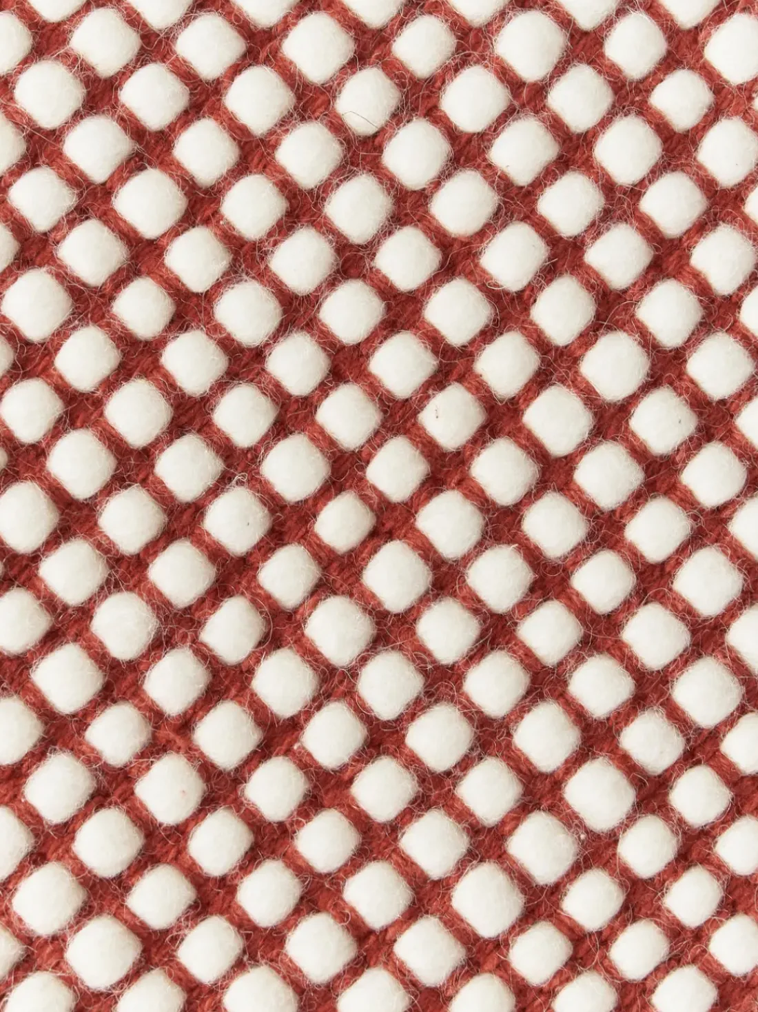 Alfombra redonda artesanal de lana Amaro