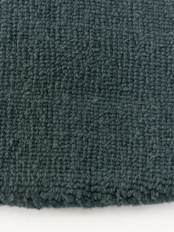 Alfombra redonda de algodón artesanal Lora