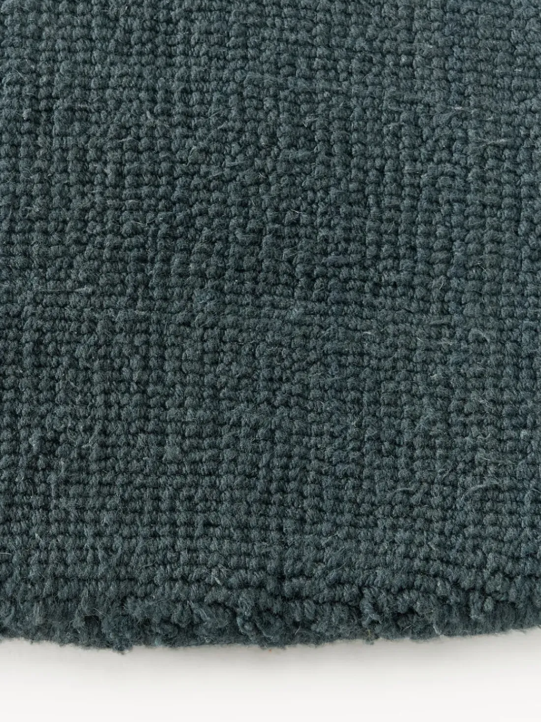 Alfombra redonda de algodón artesanal Lora