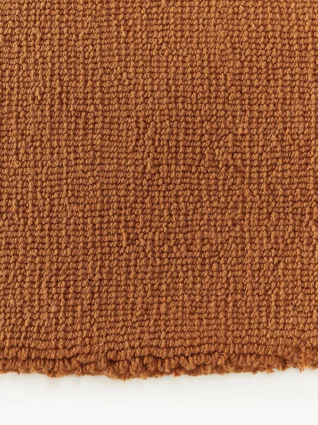 Alfombra redonda de algodón artesanal Lora