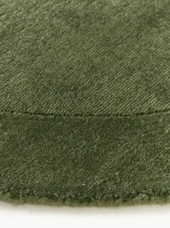 Alfombra redonda de pelo corto Kari