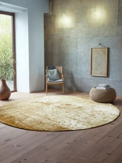 Alfombra redonda de tejido plano jacquard Virgin Land