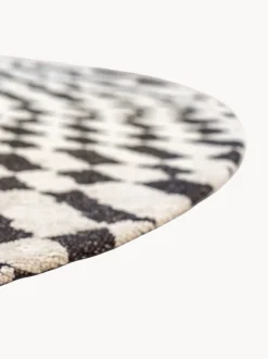 Alfombra redonda tejida Jacquard Barber