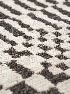 Alfombra redonda tejida Jacquard Barber