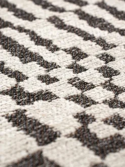 Alfombra redonda tejida Jacquard Barber