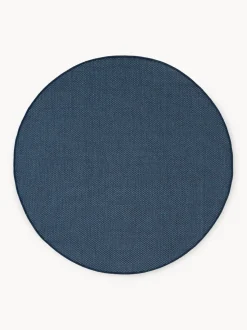 Alfombra reversible redonda para interior y exterior Whitby