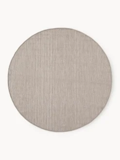 Alfombra reversible redonda para interior y exterior Whitby
