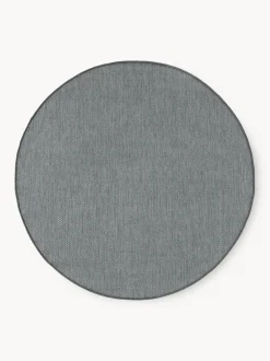 Alfombra reversible redonda para interior y exterior Whitby