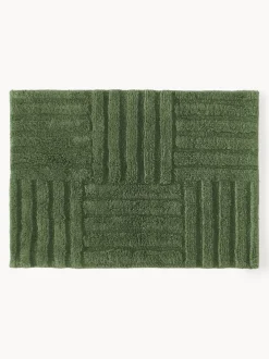 Alfombrilla de baño antideslizante con relieve Tianna