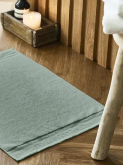 Alfombrilla de baño antideslizante de algodón ecológico Premium