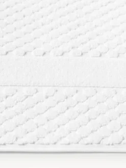 Alfombrilla de baño antideslizante con estampado de panal Katharina