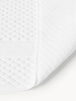 Alfombrilla de baño antideslizante con estampado de panal Katharina