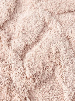 Alfombrilla de baño antideslizante con diseño en relieve Leaf