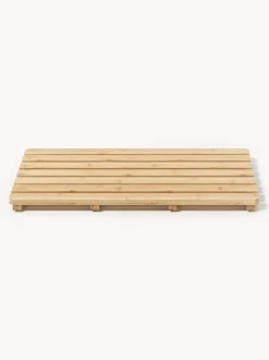 Alfombrilla de baño de bambú Kit