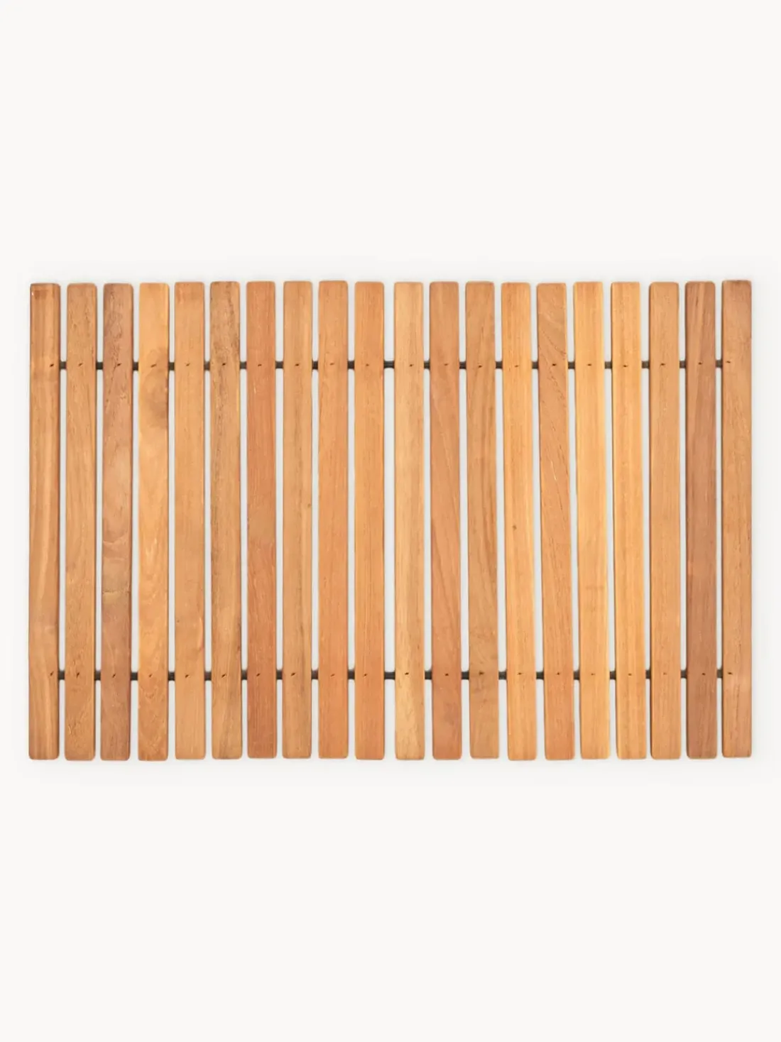 Alfombrilla de baño de madera de teca Anna