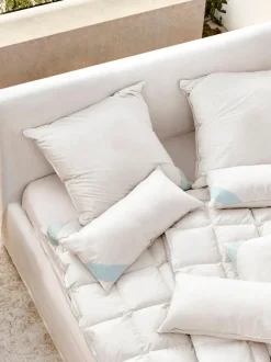 Almohada de plumas Standard, firmeza media